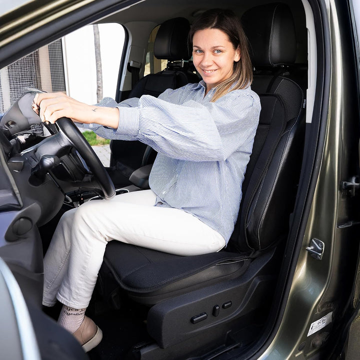 Zone Tech Kühlendes Autositzkissen, schwarz, 12 V, verstellbare Temperatur, Bequeme Kühlung, Autosit