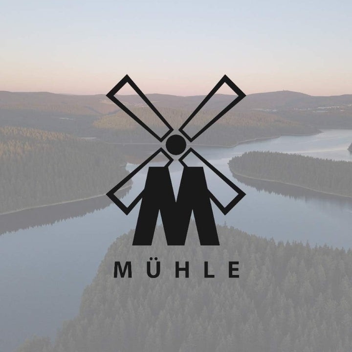 MÜHLE Rasierset - Purist Serie - Silvertip Fibre - Rasierhobel - karelische Maserbirke