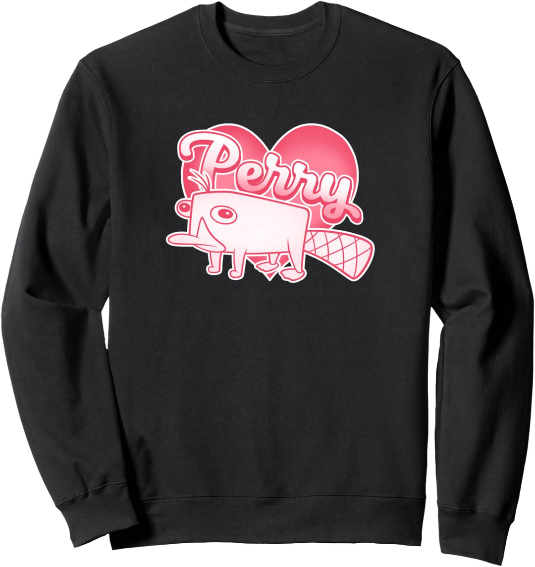 Disney Phineas und Ferb Perry Herz Cartoon Sweatshirt