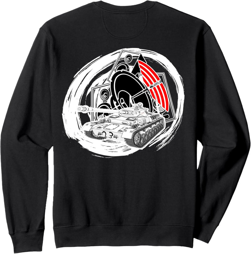 Free Tekno Bass Lautsprecher 23 Panzer Soundsystem Sweatshirt