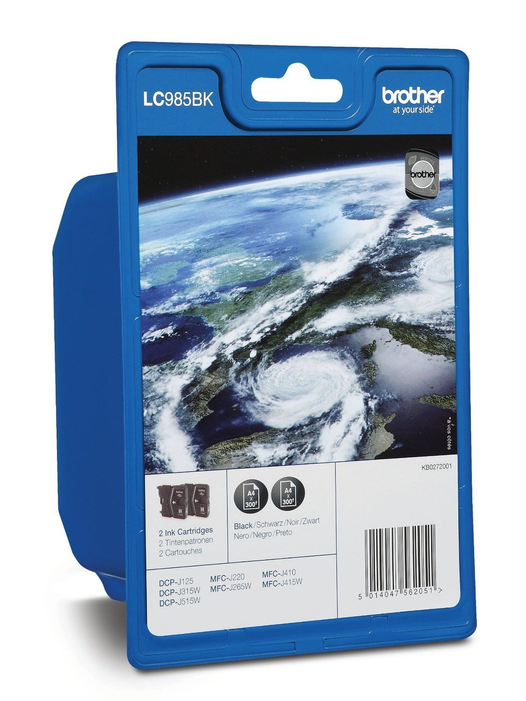 Brother LC-985BK Doppelpack Tintenpatron Schwarz/Gelb/Cyan/Magenta
