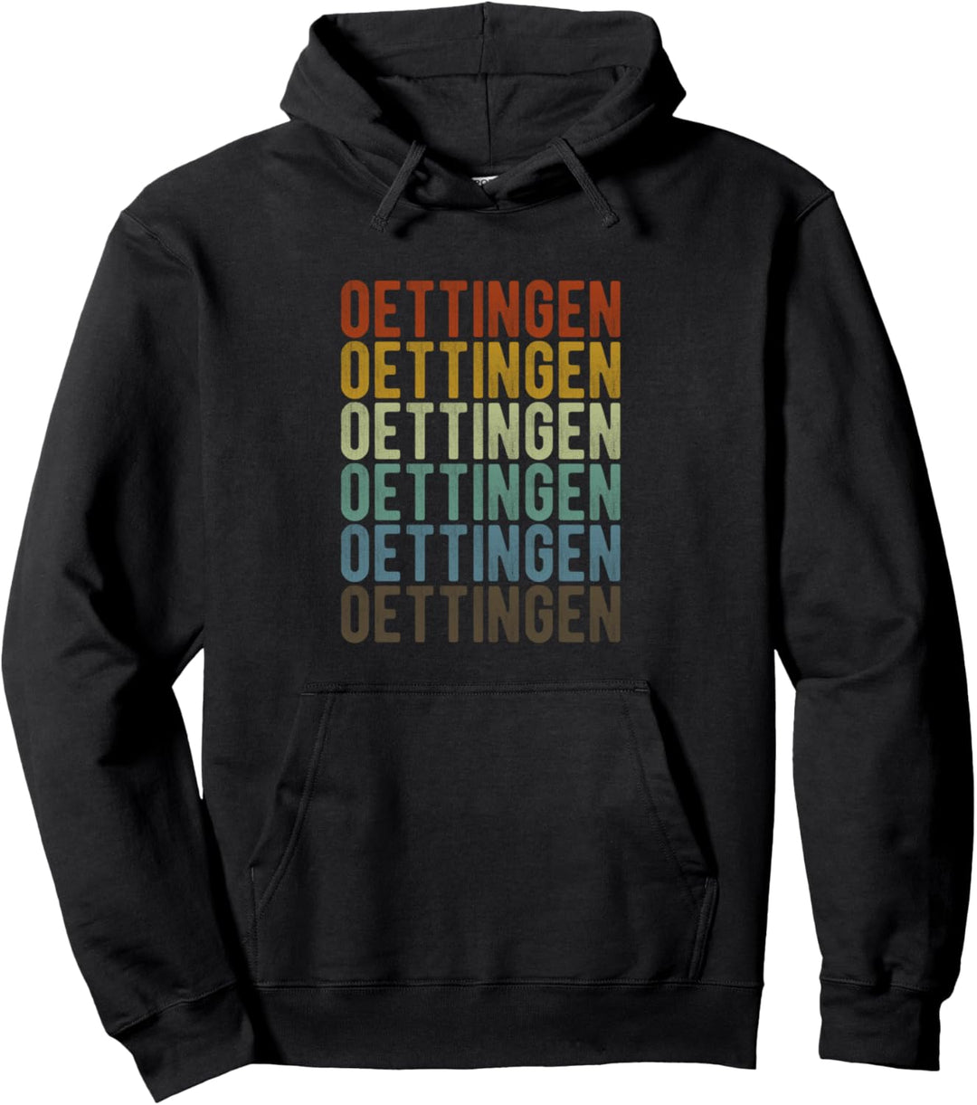 Oettingen Stadt Retro Vintage Pullover Hoodie