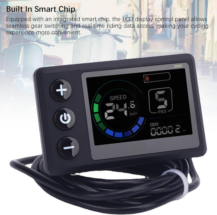 BuyWeek E-Bike Brushless Motor Controller Kit, 36V 48V 250W 350W 17A 3 Modus Sinuswelle Controller S