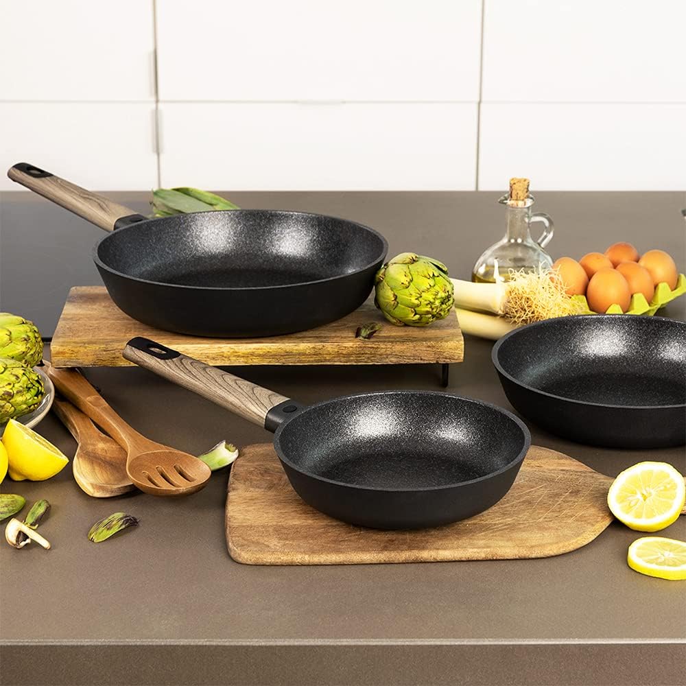 Cecotec Sartenset Polka Excellence 20-24-28 Bucket Set Force, Durchmesser 20-24-28 cm, Gegossenes Al