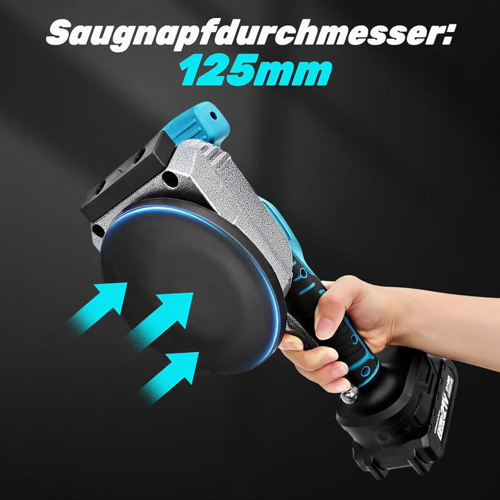 YEARTOP Akku-Fliesenrüttler für Makita 18V Akkus, Fliesenverlegemaschine mit 125mm Saugkopf &amp; 5 eins