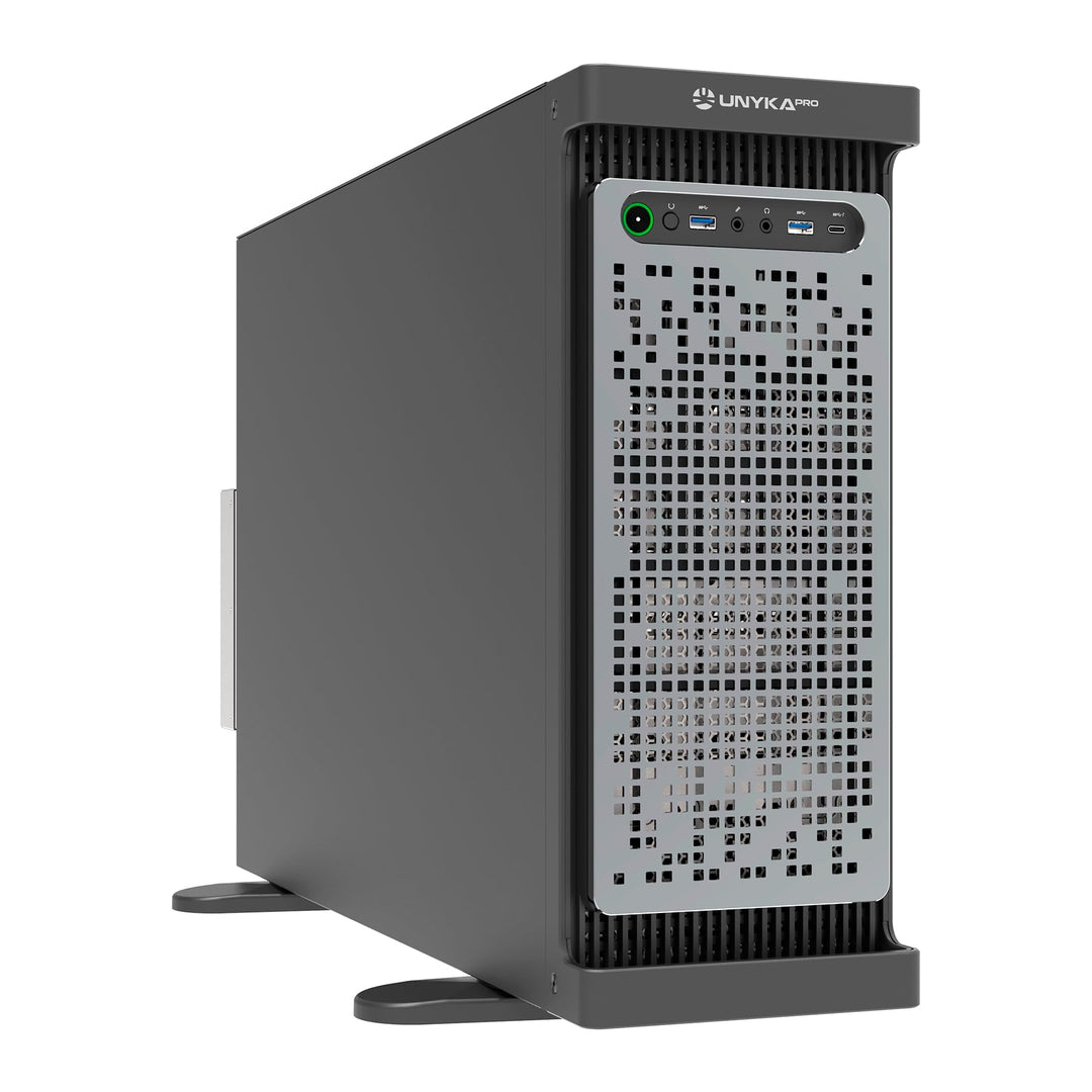 UNYKAch 4U Rack Chassis WS-SR630 4U Dual Form Workstation & IDC | Aluminiumgriffe, Kompatibilität mi