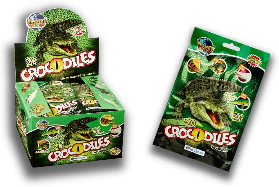 Crocodiles Sammelserie PLANET WOW Display - alle 20 Figuren garantiert