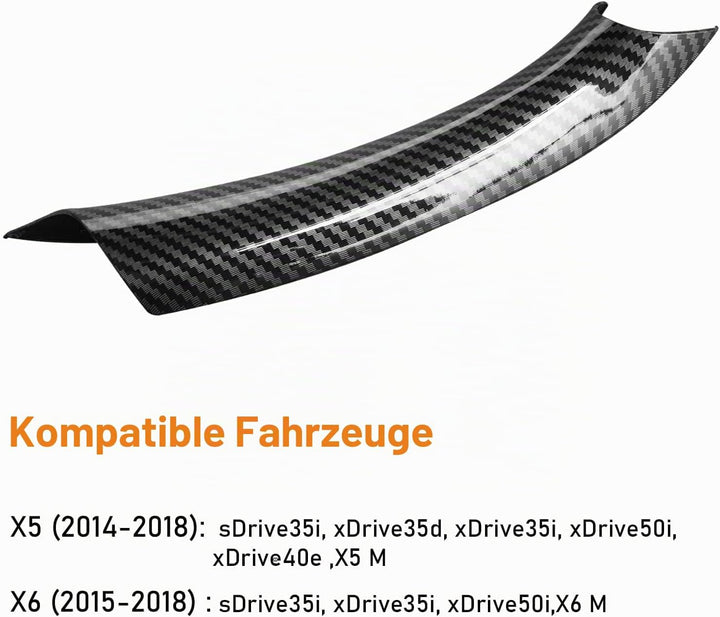 TTCR-II 3PCS Türgriff Innen Kompatibel Mit Türgriffe B*MW X5 F15 2014-2018,X6 F16 2015-2018,Türgriff