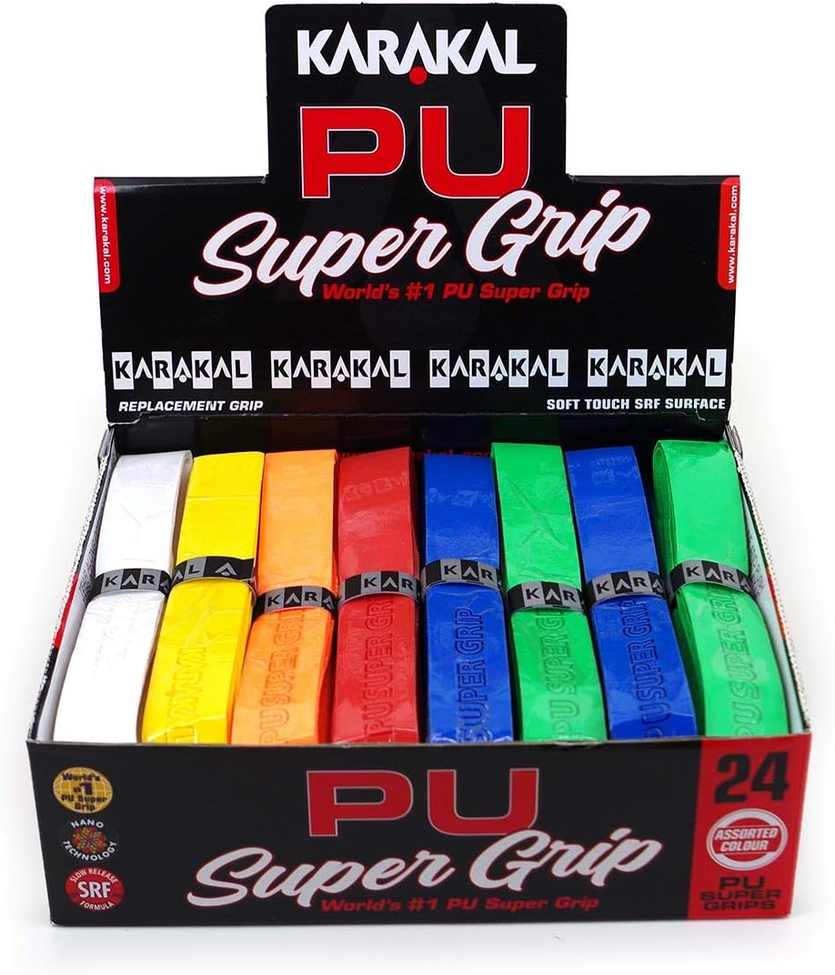 KARAKAL - PU Super Grip - selbstklebendes Griffband für Badminton, Squash, Tennis, Hockeyschläger od
