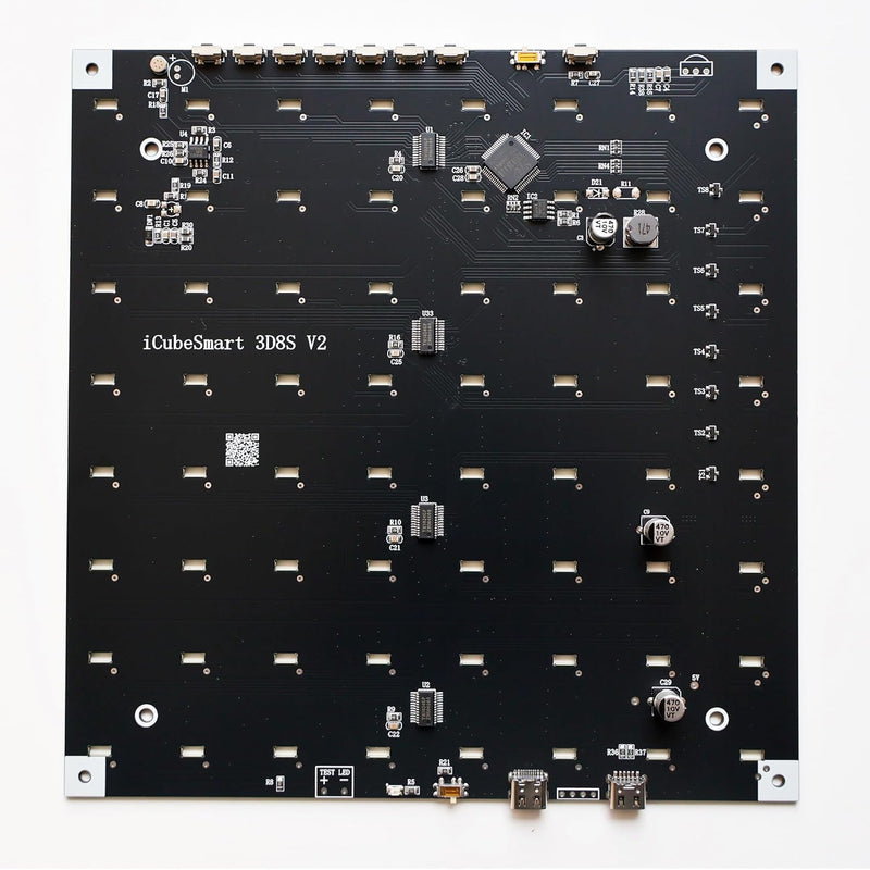 iCubeSmart 8x8x8 LED Cube Elektronik Bausatz DIY Electronic Kit DIY Löten Bausatz (3D8S-MULTI) Multi