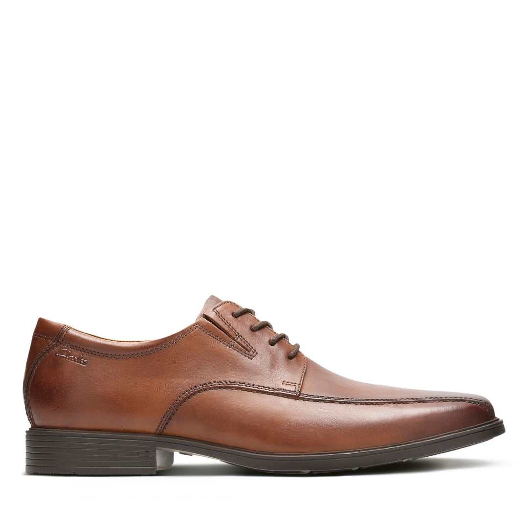 Clarks Herren Tilden Walk Oxford 42.5 EU Dark Tan Lea, 42.5 EU Dark Tan Lea