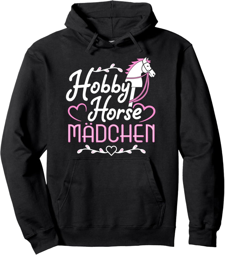 Hobby Horse Mädchen Hobby Horsing Pferde Reiten Reiterin Pullover Hoodie
