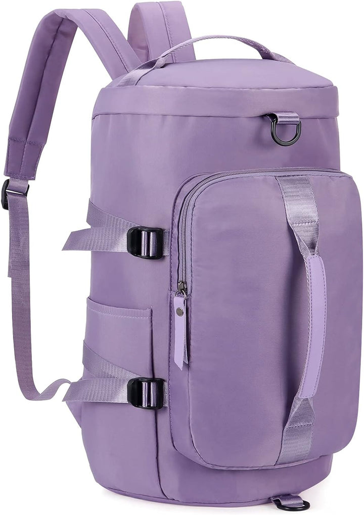 HAWEE Unisex Sporttasche mit Rucksackfunktion Reisetasche mit Schuhfach Gross Reiserucksack Wasserdi