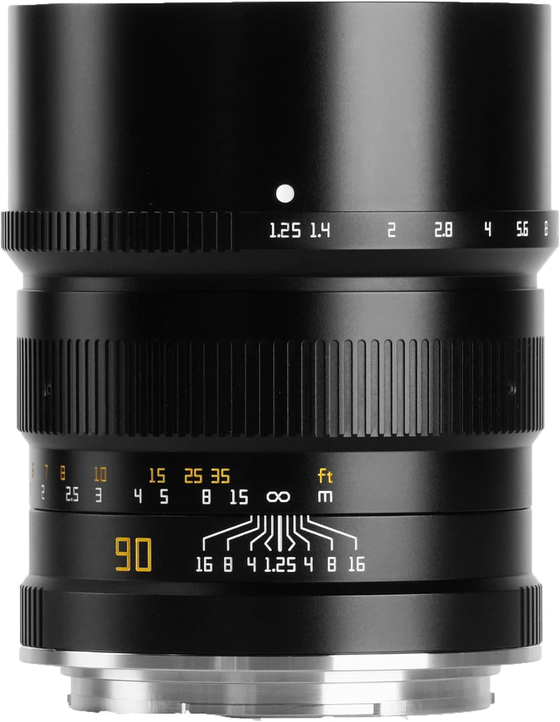 TTArtisan 90mm F1.25 Camera Lens for Fuji GFX-Mount Favored Focal Length for Portraiture