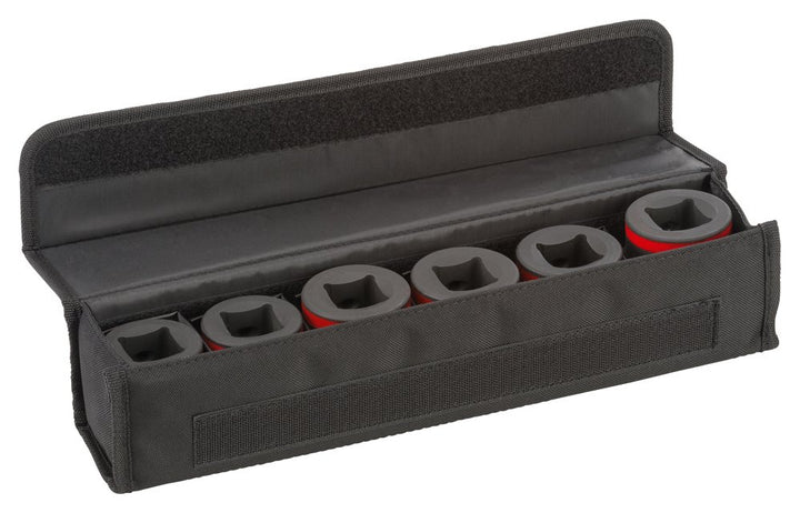 Bosch Professional 6tlg. Steckschlüsseleinsätze-Set mit 1"-Innenvierkantaufnahme für Sechskantschrau