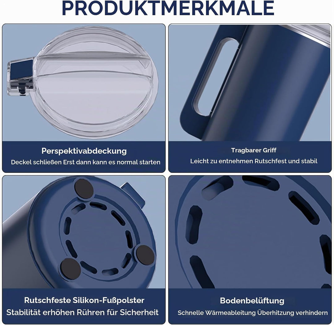 Elektrisch Getreidemühle, Multifunktionale Elektrische Gewürzmühle Kaffeemühle mit Edelstahl Schlagm