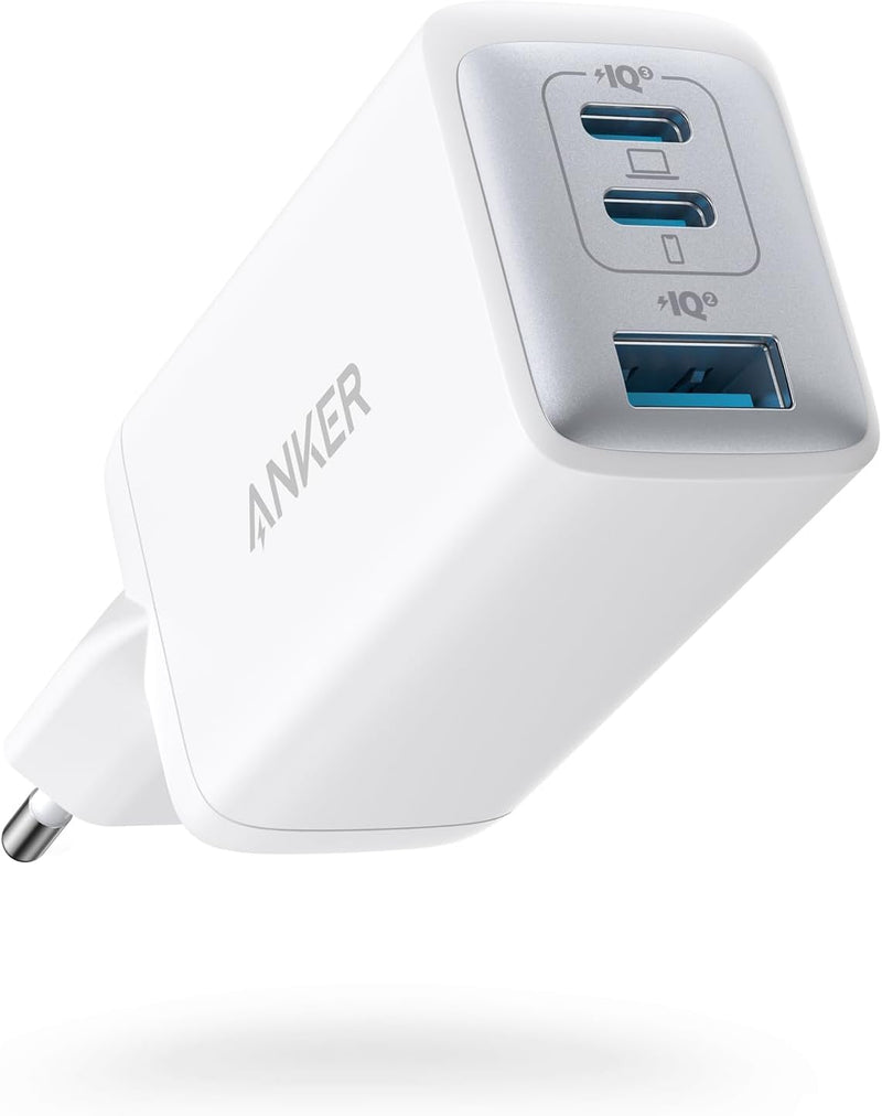 Anker USB C Ladegerät (Nano II 65W) Pod 3-Port PPS Schnellladegerät, iPad Ladegerät, Kompaktes USB-C