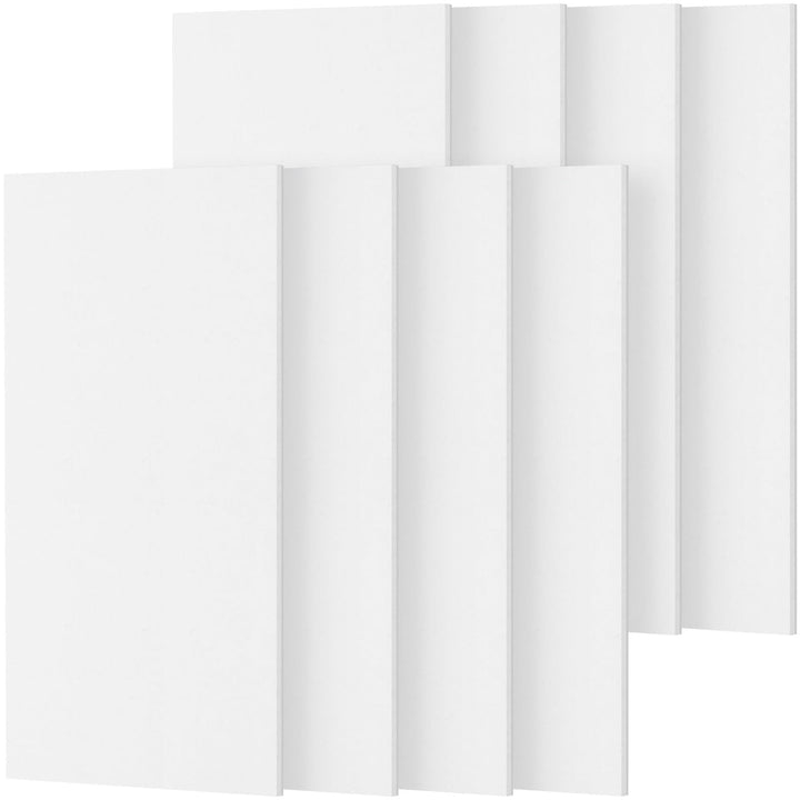 TONOR Gross Akustikpaneele Selbstklebend, 8 Pack 112x55 cm Schallschutzplatten Akustikplatten für Wa