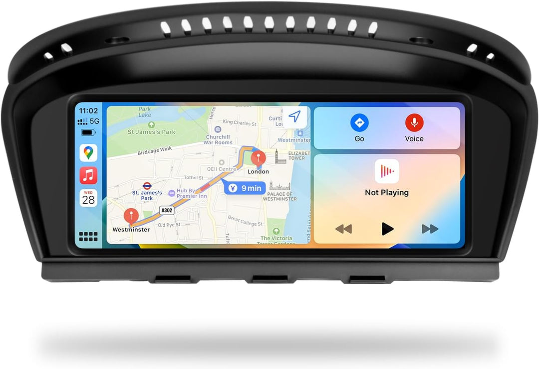 PEMP 8.8“ Linux Bildschirm für BMW E60 E90 CCC Verkabelte und drahtlose CarPlay Nachrüstung Android