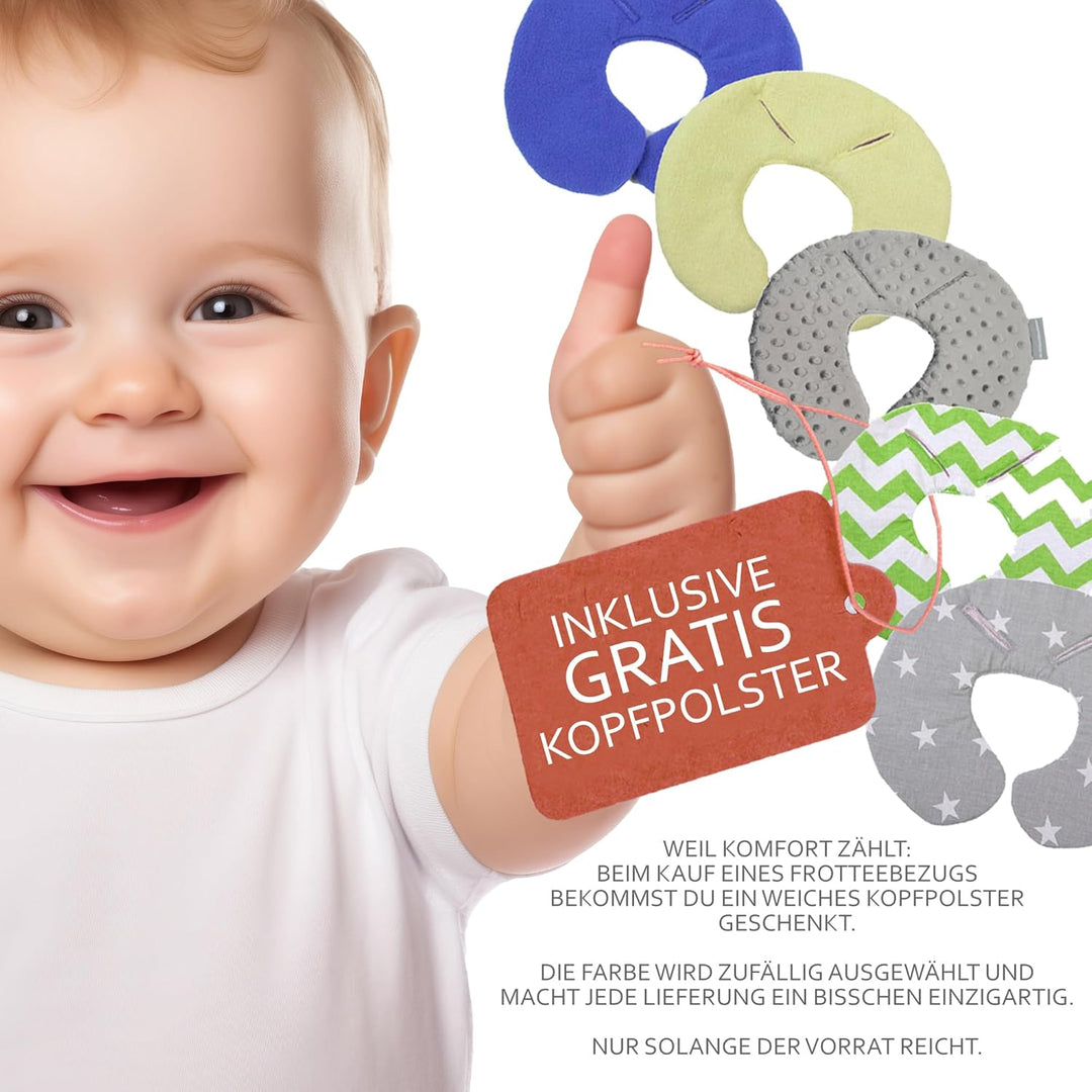 Sommerbezug Babyschale kompatibel mit Maxicosi Pebble &amp; Pebble Plus - Atmungsaktiver Schonbezug Baum