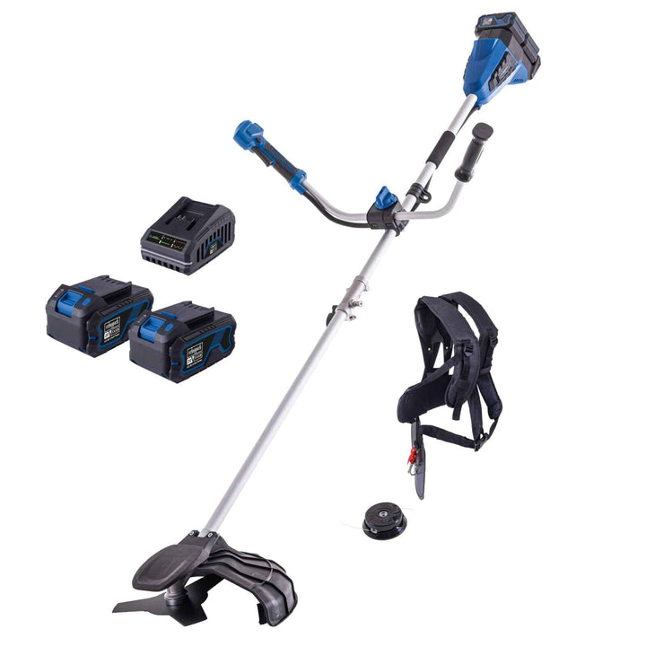 Scheppach Akku Freischneider BC-BCH380/40-X | Schnittbreite Rasentrimmer & Motorsense 380 / 255mm |