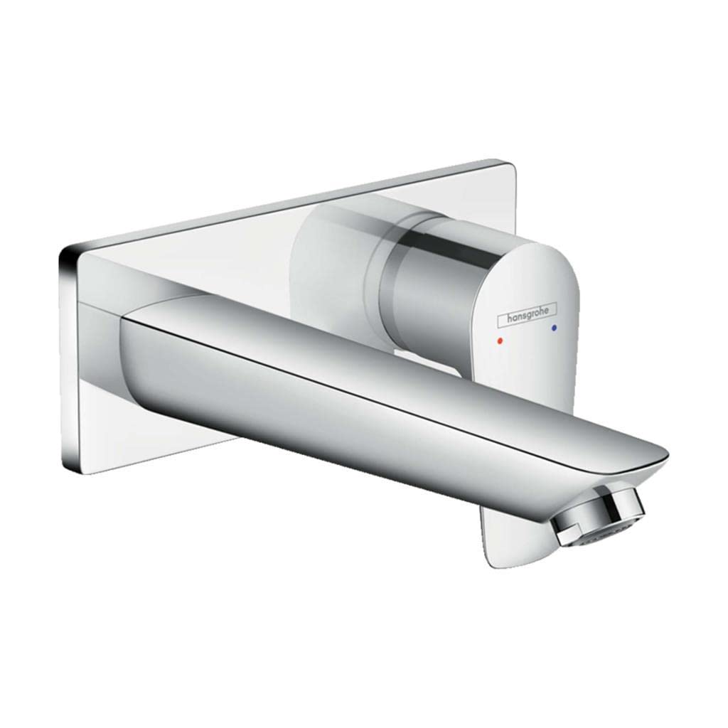 hansgrohe Wasserhahn Talis E Unterputz (Armatur mit Auslauf Länge 165mm für Wandmontage) Chrom Chrom