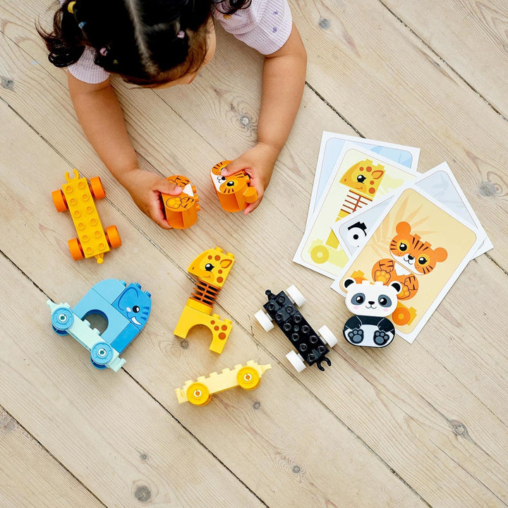 LEGO 10955 DUPLO Mein Erster Tierzug Mit Spielzeug-Tieren, Eisenbahn, Lernspielzeug Für Kleinkinder