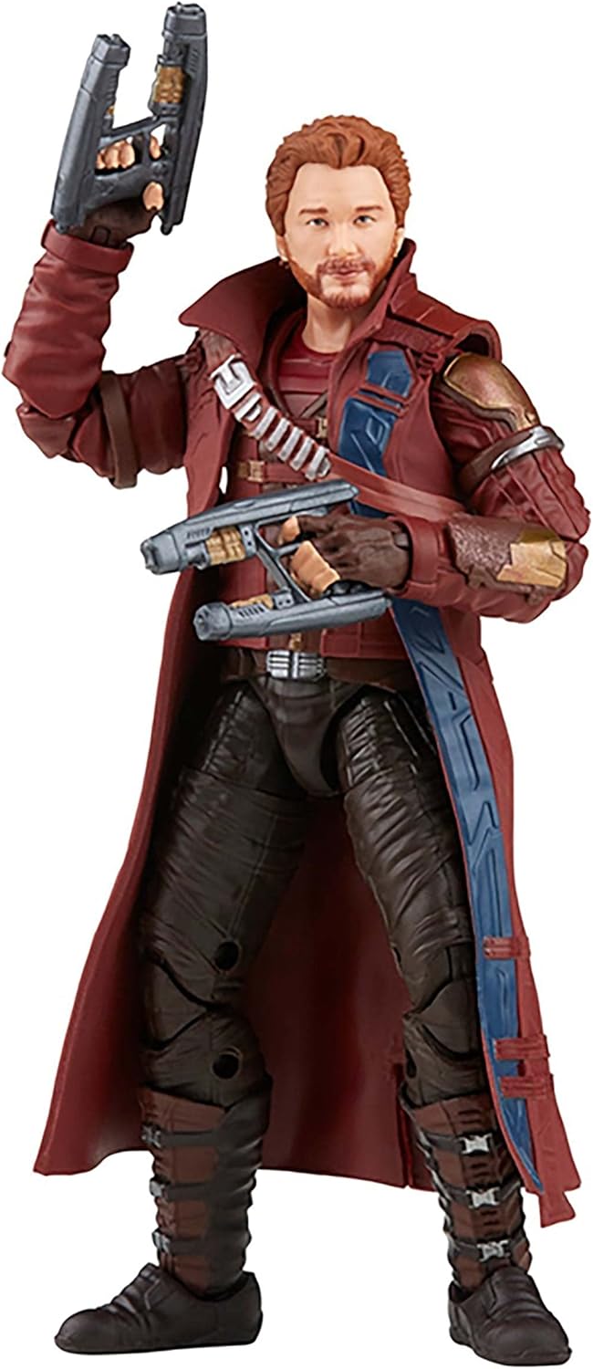 Hasbro Marvel Legends Thor: Love and Thunder 15 cm grosse Star-Lord Action-Figur, 2 Accessoires, 1 B