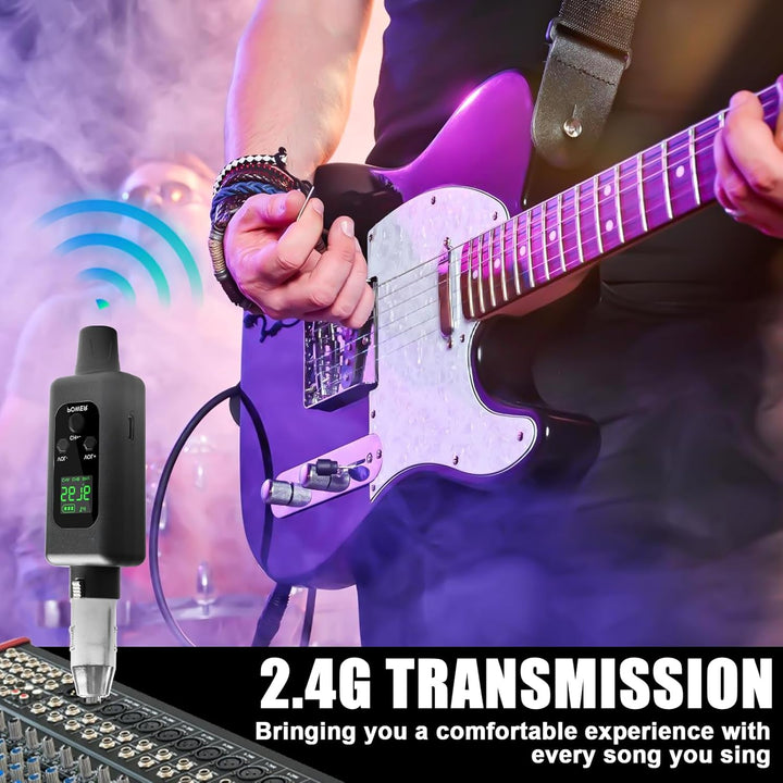 XLR Mikrofon Sender Empfänger, 2.4G Kabelloses Funkmikrofon-Adapter 1 zu 1 Kabelloses Mikrofon für d