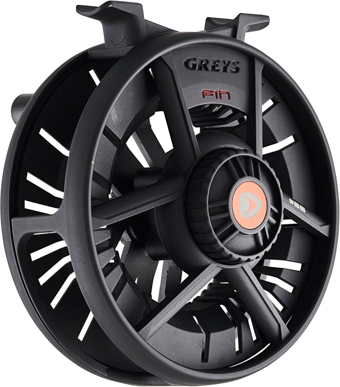 Greys Fin Fliegenrolle - Angelrolle 3/4 wt Schwarz, 3/4 wt Schwarz