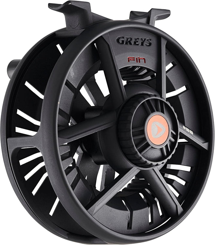 Greys Fin Fliegenrolle - Angelrolle 3/4 wt Schwarz, 3/4 wt Schwarz