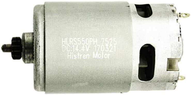 Motor, Metallmotor 13 Zähne Ersatzteile 14,4 V für Bosch GSR 14,4 2 Li / PSR14.4LI-2, Leerlaufdrehza