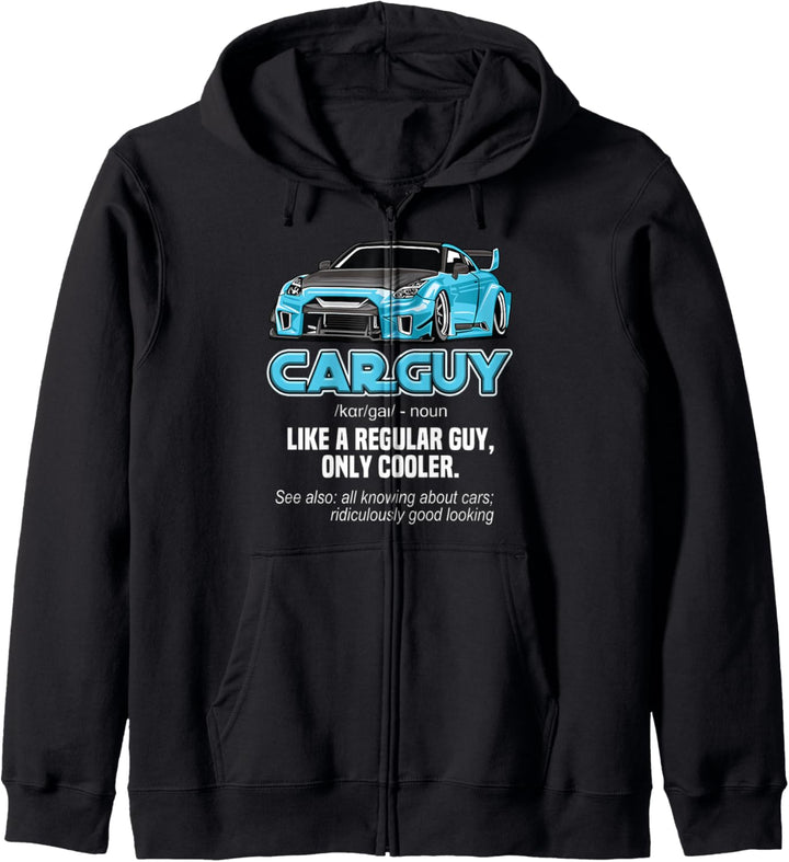 Witzige Carguy Definition Ich liebe Autos Vintage Geschenk Kapuzenjacke