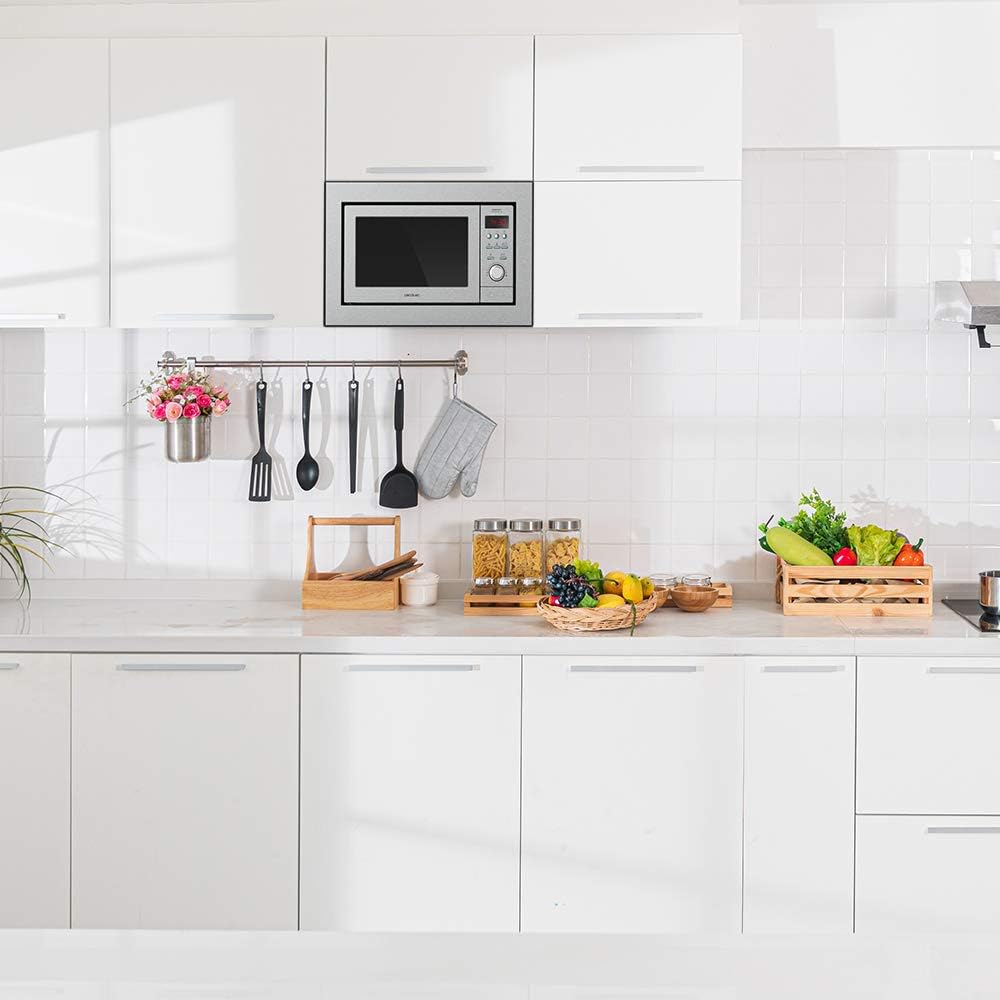 Cecotec Digitale und einbaubare Mikrowelle mit 25 Liter Fassungsvermögen GrandHeat 2500 Built-in Ste
