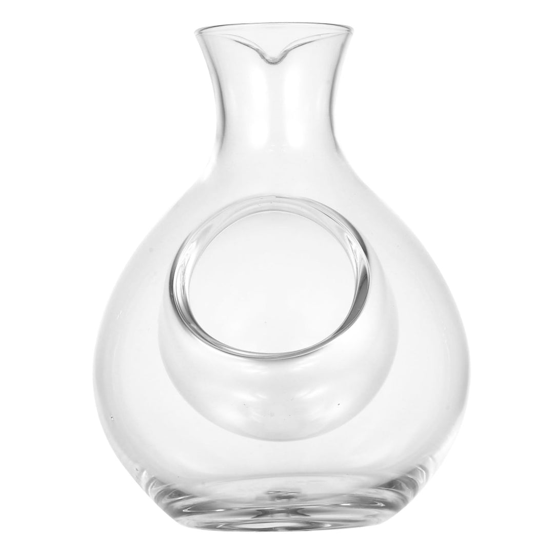 Japanischer Kristallglas Eiswein-dekanter Mit Schrägem Ausguss Transparenter Glas-weinspender Für Ba
