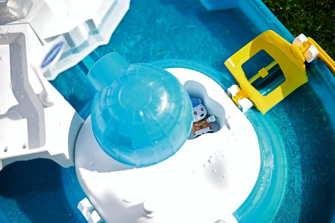AquaPlay - Polar - Wasserbahn mit Eisberg, Stausee und Rampe für einen Wasserfall, inklusive Spielfi