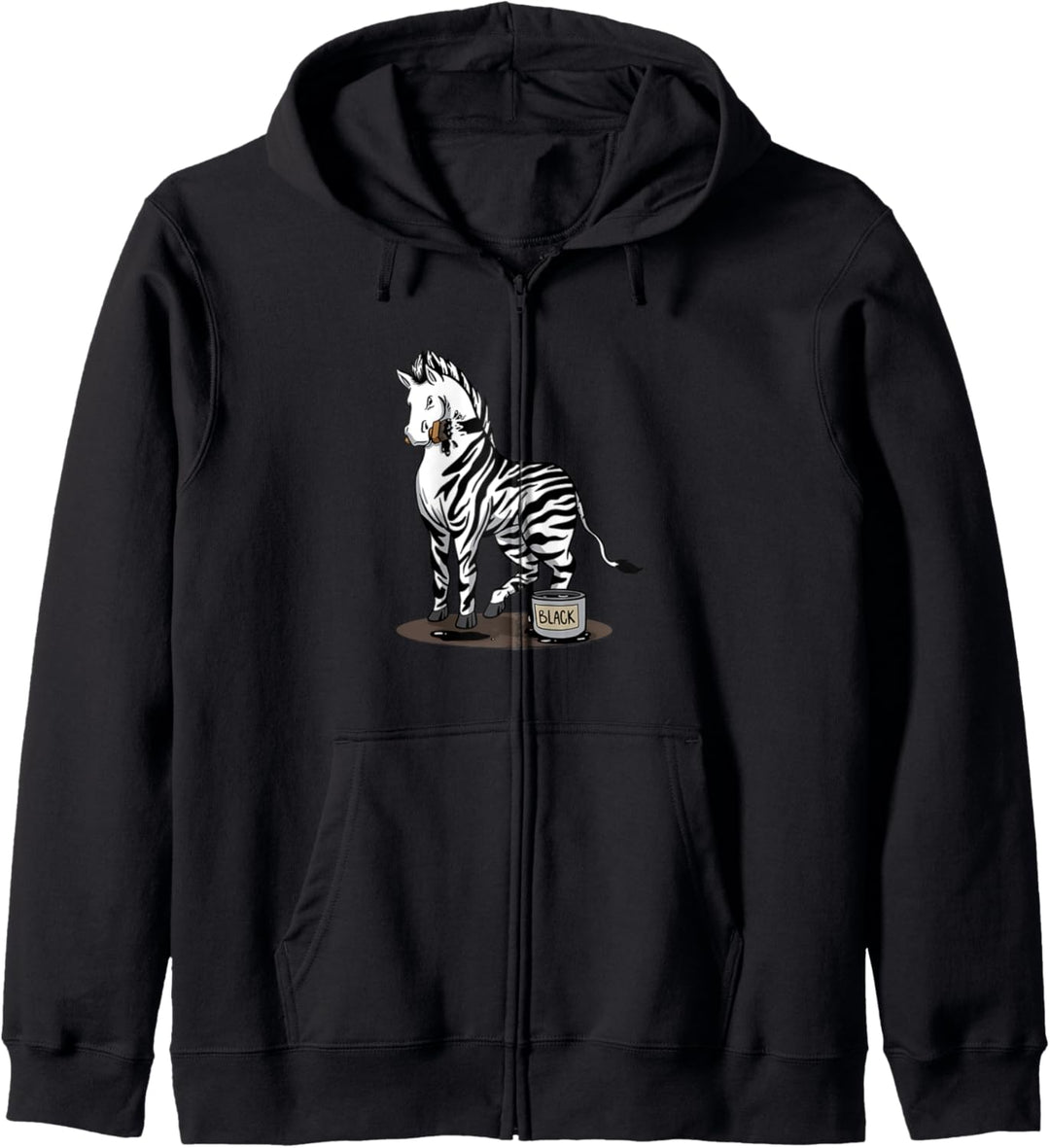 Zebra Farbe Kapuzenjacke