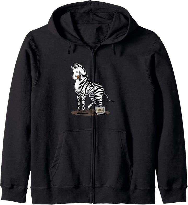 Zebra Farbe Kapuzenjacke