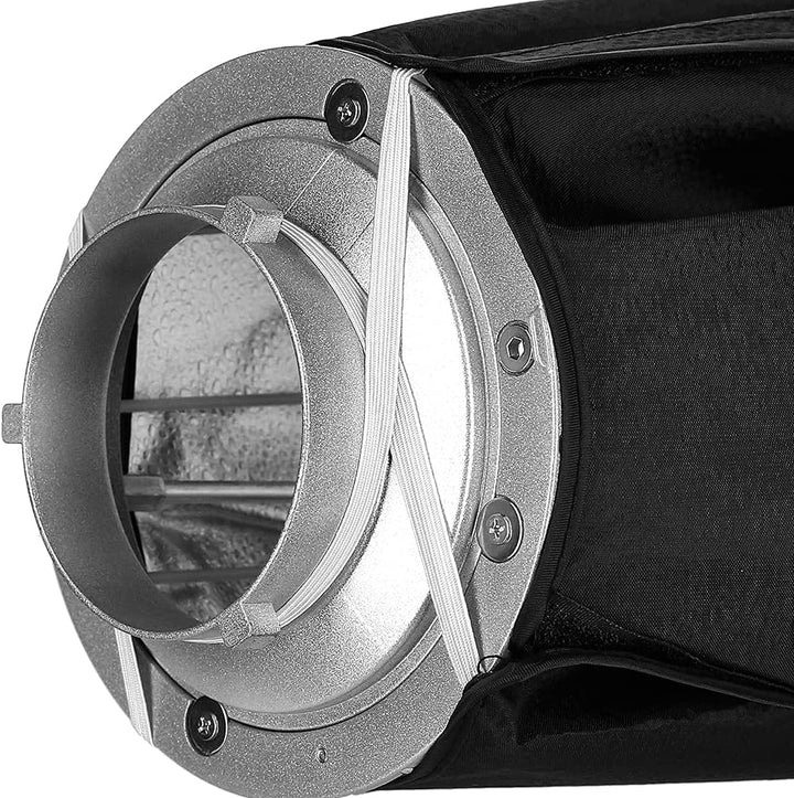 Rollei Ballon Softbox mit Licht-Kontrollvorhang, 65cm runder Lichtformer mit Bowens S-Type Bajonett