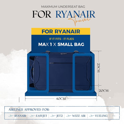 VMIKIV Handgepäck Rucksack 40x20x25 für Ryanair Rucksack Damen Wasserdicht Laptop Rucksack Herren fü