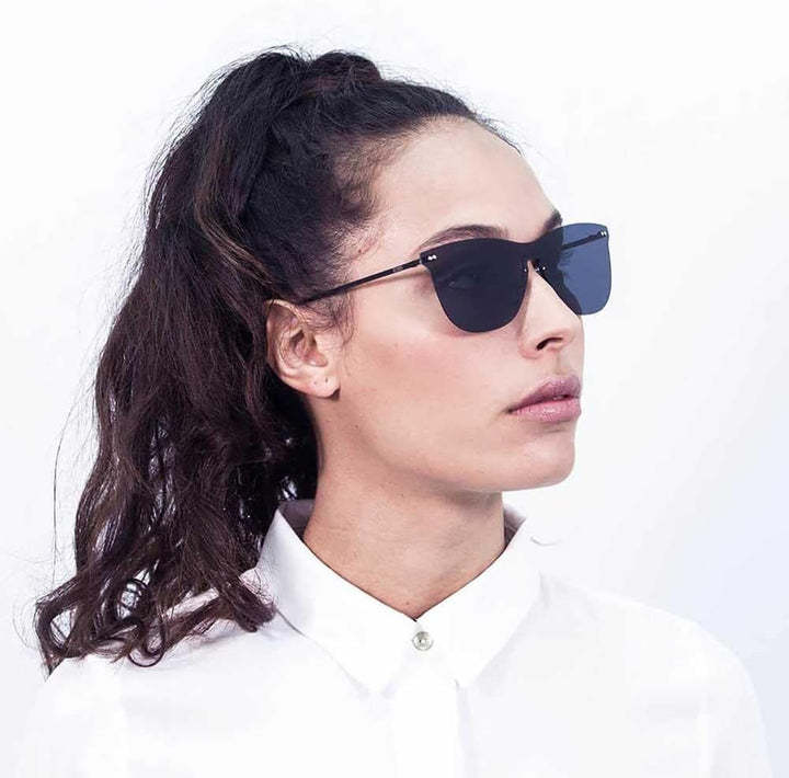 Ocean Unisex-Erwachsene Eye Sonnenbrille, Schwarz (Argento/Nero), 58