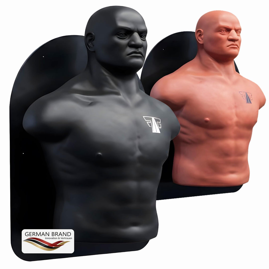 FOX-FIGHT Wand Box Dummy | Wandschlagpolster Punching Boxdummy Boxpuppe Boxing Man Trainingsdummy Sc