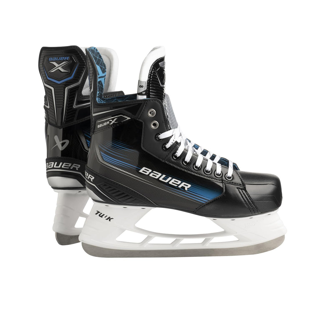 Bauer X Eishockey Schlittschuhe Senior Breite: D, Grösse: 7.0 Schwarz, Breite: D, Grösse: 7.0 Schwar