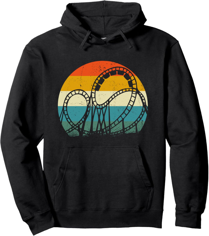 Freizeitpark Rollercoaster Vergnügungspark Achterbahn Pullover Hoodie