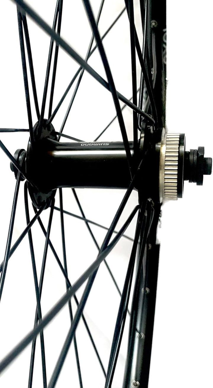 Vuelta 28 Zoll Fahrrad Laufrad Vorderrad Hohlkammerfelge DC 19 schwarz Shimano DEORE HBM6000 Discbra