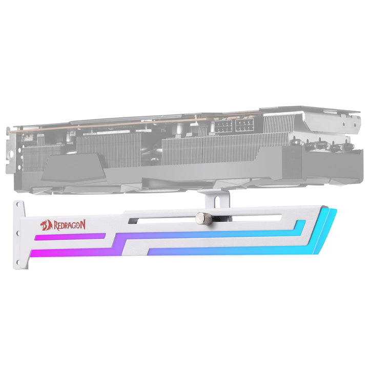 Redragon GCP03 ARGB GPU-Stützbügel, 5V 3-Pin ARGB Grafikkartenhalter, verhindert das Durchhängen der