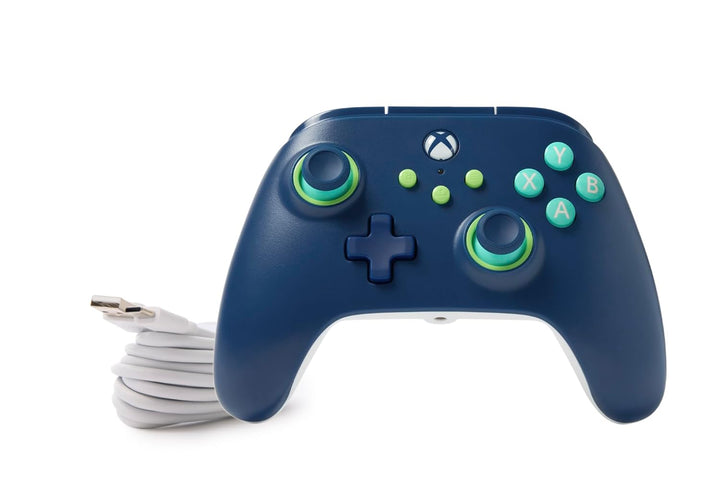 PowerA Kabelgebundener Controller für Xbox Series X|S und Windows 10/11 - Marinerblau, Gamepad, kabe