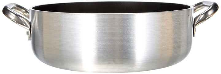 Pentole Agnelli ALSA2106S28 Stielkasserolle mit Griffen, Aluminium, Silber, 28 cm, 28 cm
