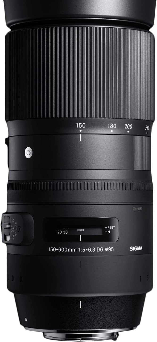 Sigma 150-600mm F5,0-6,3 DG OS HSM Contemporary Objektiv für Nikon F Objektivbajonett & 1,4-Fach Tel