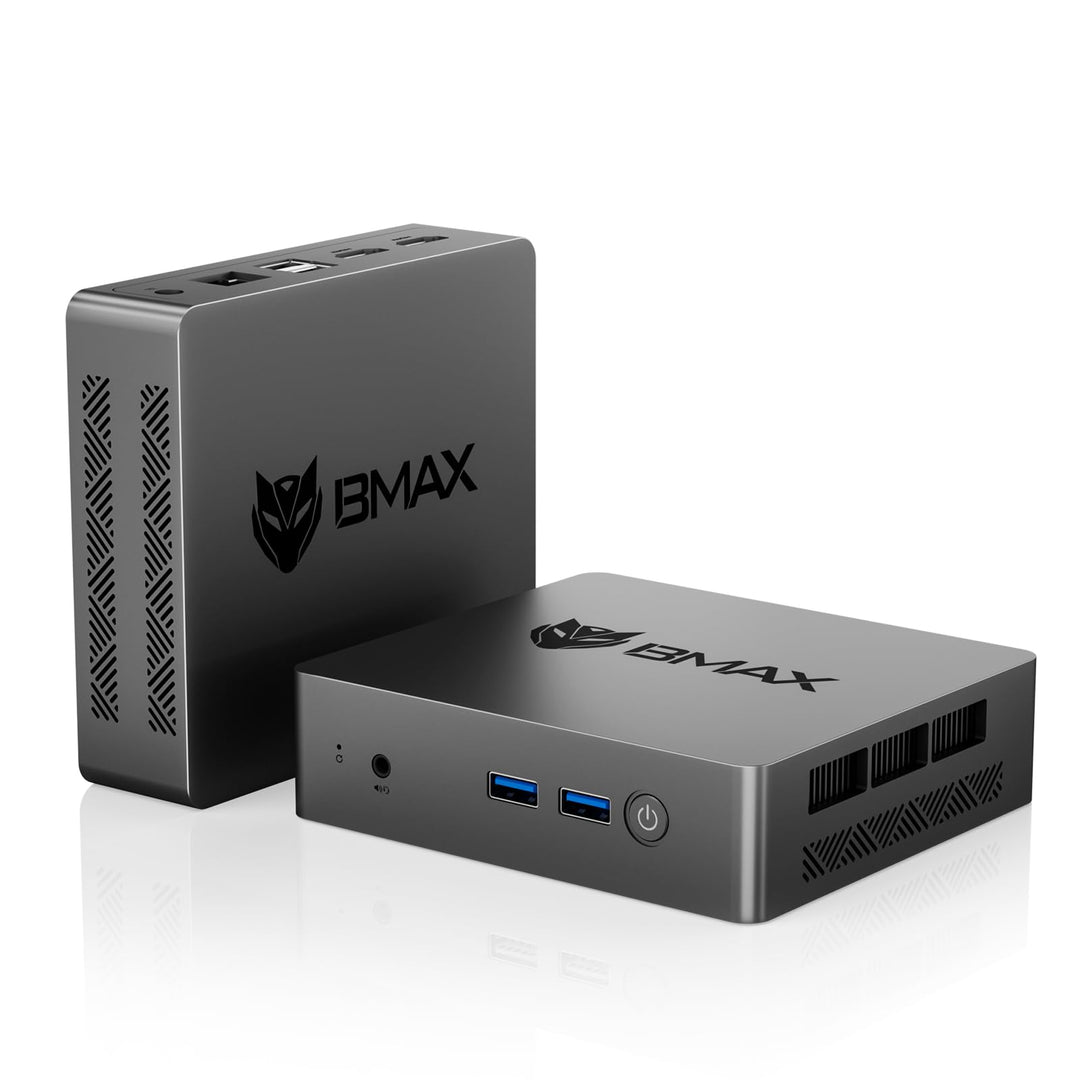 BMAX Mini PC W-11 N5095 (bis zu 2,9 GHz) 8GB LPDDR4 256GB SSD,Micro PC,2,5-Zoll-SSD/Gigabit Ethernet